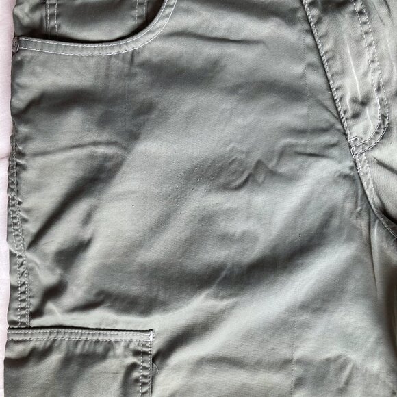 Vintage Y2K KIK WEAR Nylon Cargo Pants Size 28 Streetwear - Picture 10 of 10